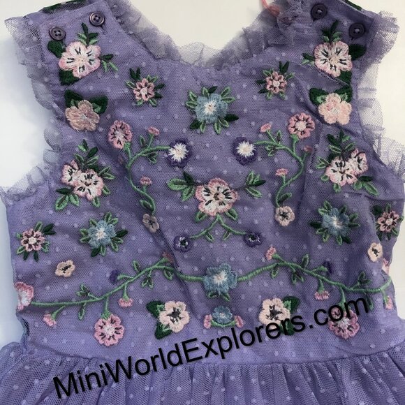 NWT Mini Boden Tulle Cross-Back Dress - Picture 4 of 7